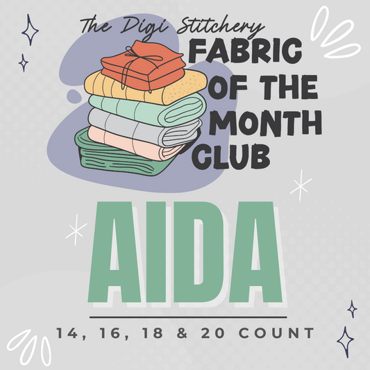 TDS Aida Fabric of the Month Club (shipping included)